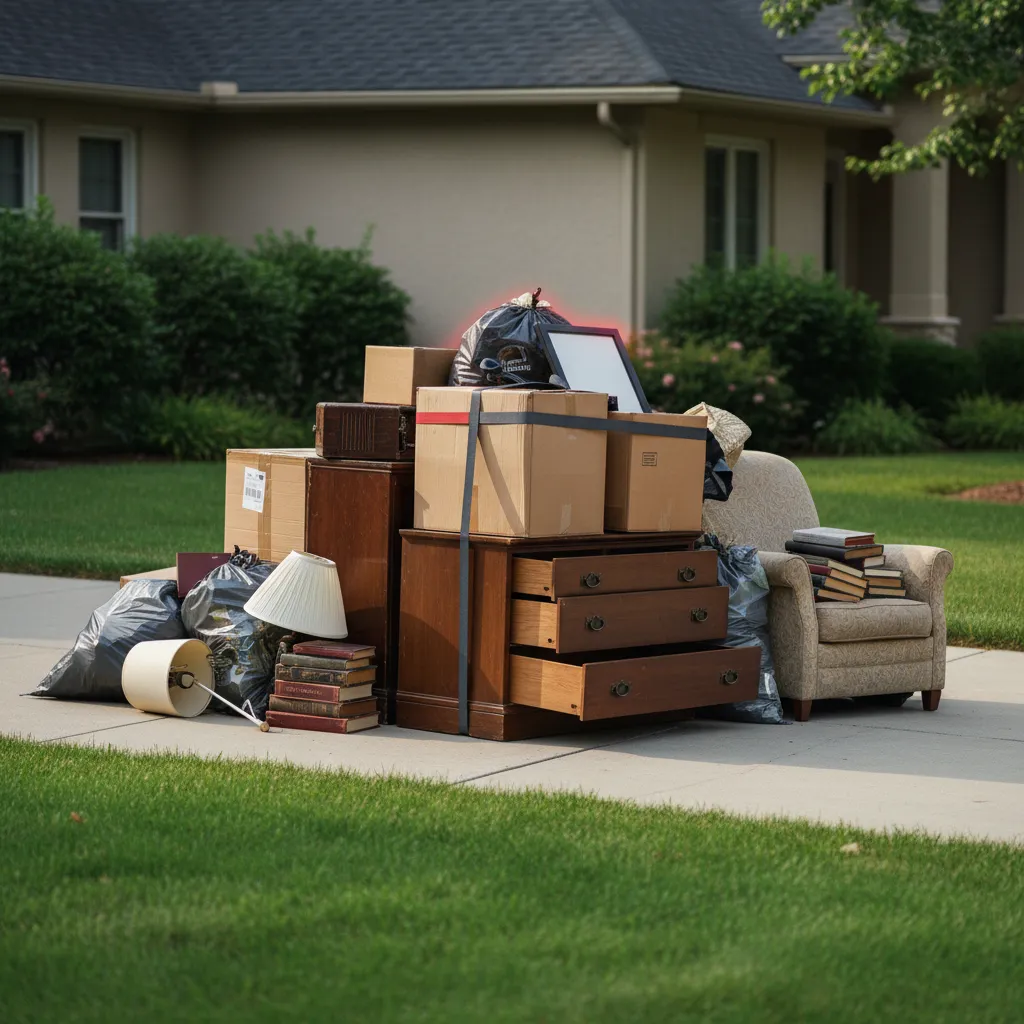 Residential junk removal in Visalia